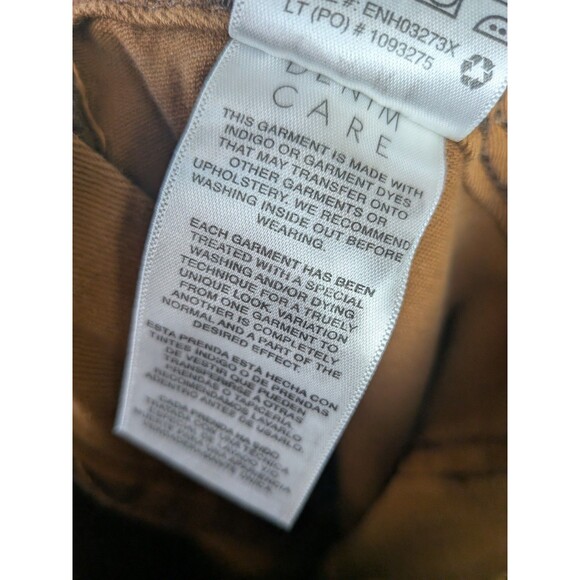 Kensie Jeans Women 12/31 Brown High Waist Wide Leg Pockets Boho Jeans Ankle NWT - Picture 12 of 16